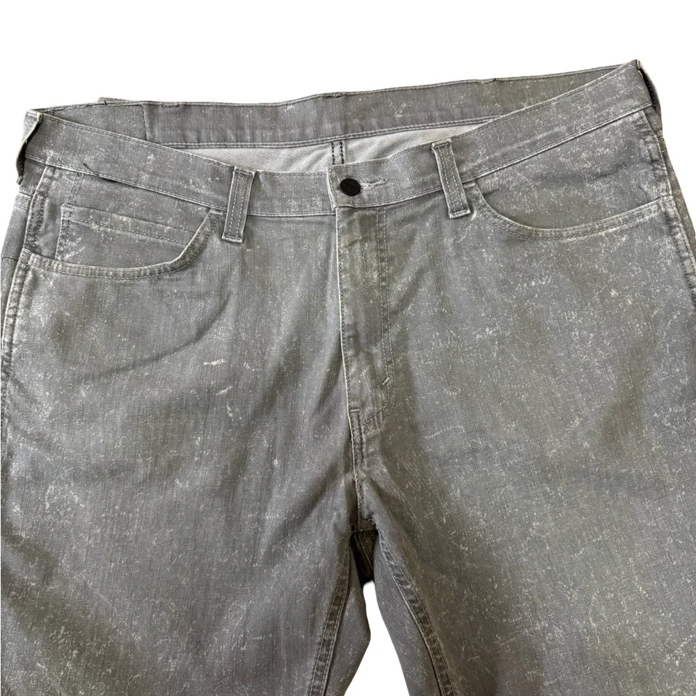 Levi’s Mens Bootcut Jeans 38x27 Gray Stonewash Denim Classic Fit Casual